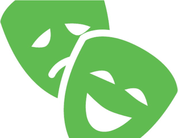 Theater Masks (640x480), Png Download