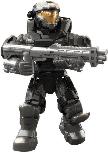 Halo Micro Action Figures Stormbound Series Spartan - Halo Mega Construx Serie Stormbound (361x500), Png Download