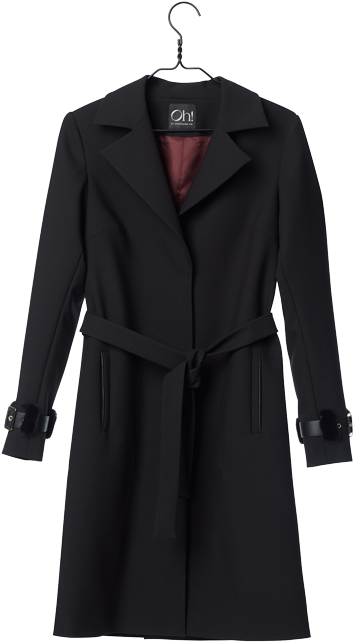 Trench Coat Download Png Image - Manteau Officier Double Boutonnage Homme (800x800), Png Download