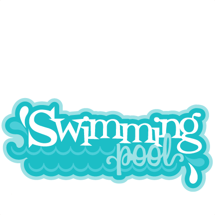 Swimming Pool Svg Scrapbook Title Water Park Svg Cut - Swimming Pool Cute Png (432x432), Png Download