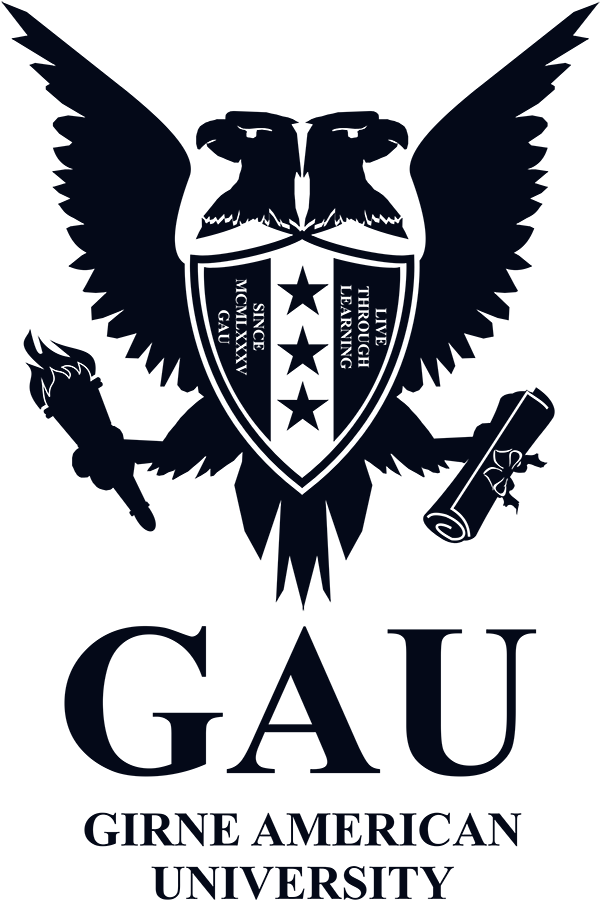 Girne American University Badge (660x1000), Png Download