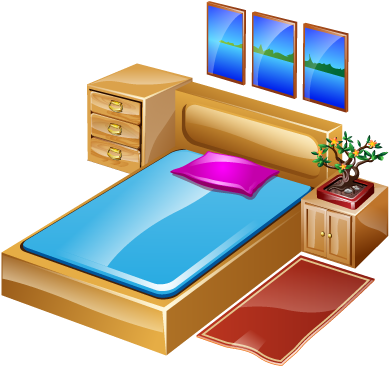 Hotel Room Icon (400x400), Png Download