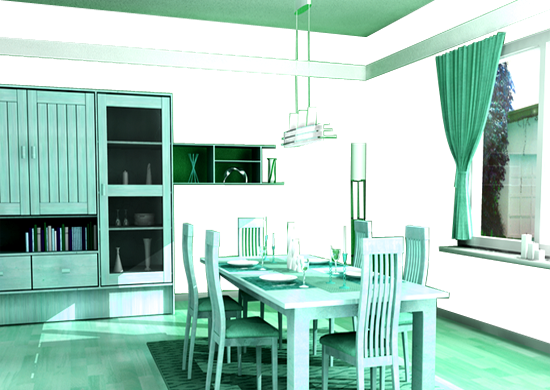 Living-room - Dining Room Designs (550x390), Png Download