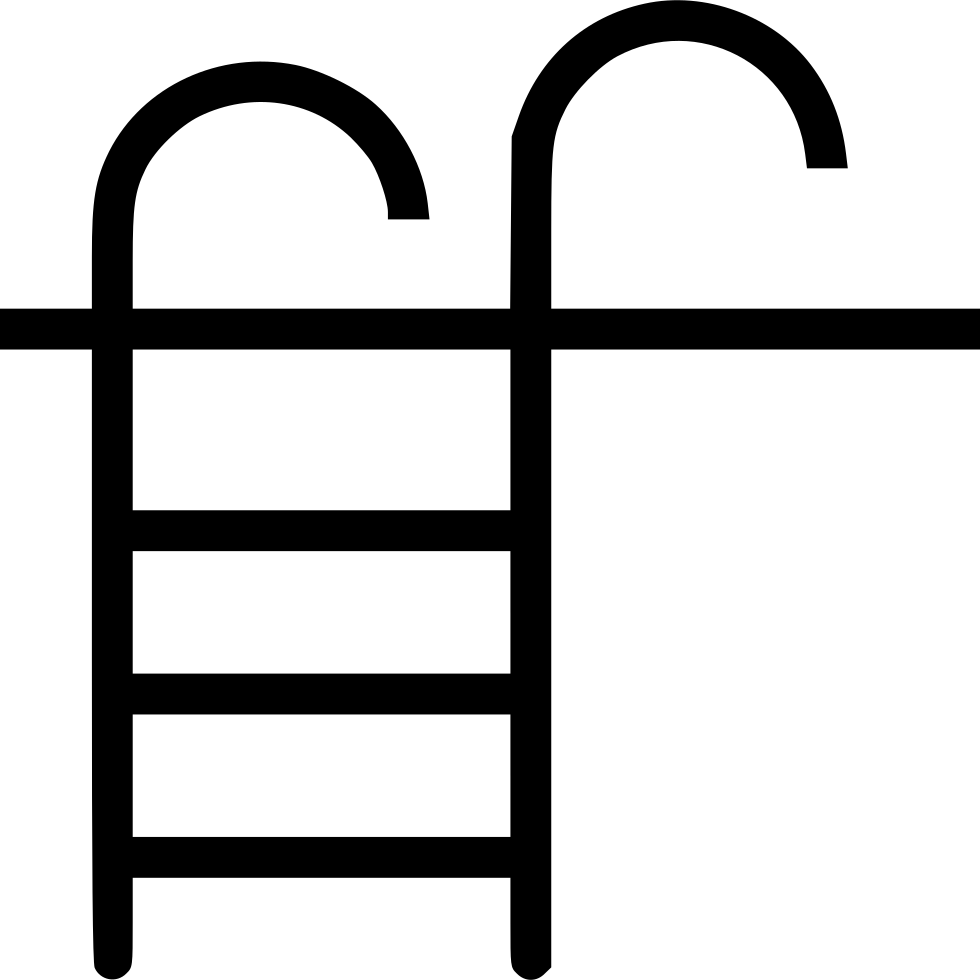 Swimming Pool Ladder - Swimming Pool (980x980), Png Download