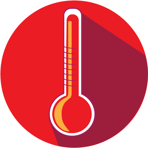 Air Quality, Flood, Heat - Heat Png (500x500), Png Download