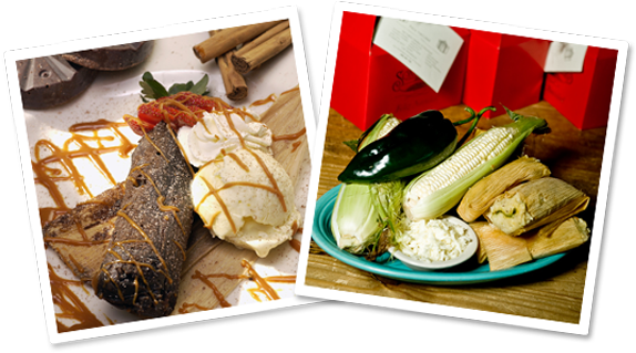 Holiday Tamales From Los Sombreros In Phoenix - Dish (650x365), Png Download