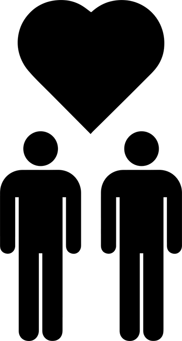 Casal Gay Png - Stand Out From The Rest Png (374x699), Png Download