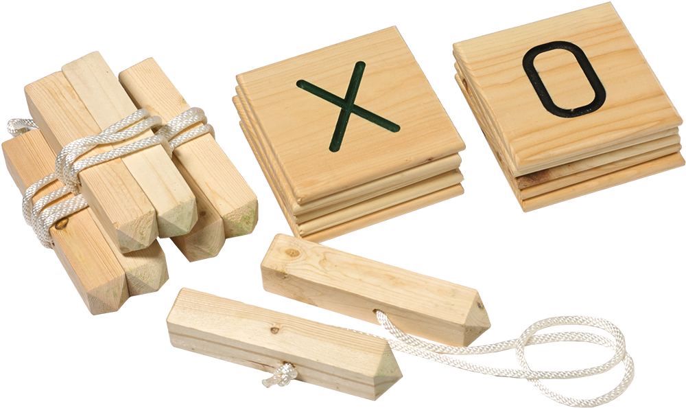 Giant Tic Tac Toe - Plywood (850x558), Png Download