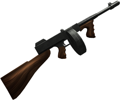 Tommy Gun Png - Historic Timmy Gun Roblox (420x420), Png Download