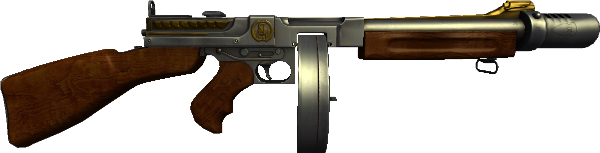 Scarce Gun Png - Bioshock Tommy Gun (1246x361), Png Download