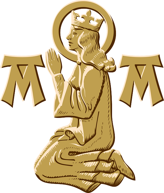 Religion, Christianity, Pray, Praying, God, Mary - Virgin Mary Praying Travel Mug (546x640), Png Download