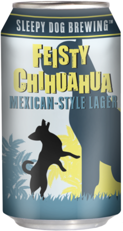 Feisty Chihuahua - Sleepy Dog Saloon & Brewery (819x1024), Png Download