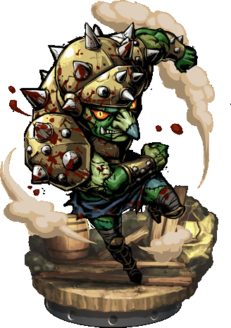 Goblin Charger Ii Figure - Blood Brothers Goblin (328x466), Png Download