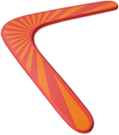 Free Png Red And Yellow Boomerang Png Images Transparent - Boomerang Without A Background (480x480), Png Download