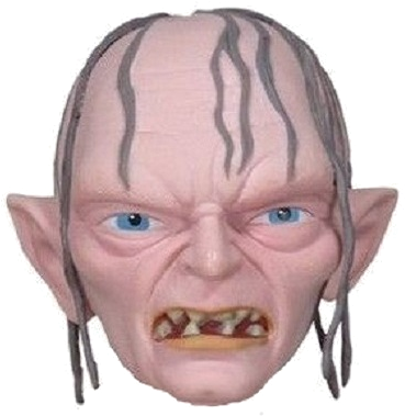 The Hobbit "gollum" Character Head Shooter - Hobbit Gollum Wacky Wobbler (400x400), Png Download