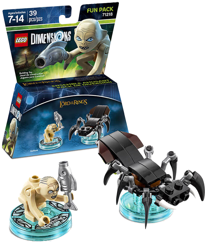 Lego Dimen Fun Gollum, , Large - Lego Dimensions Gollum (693x784), Png Download