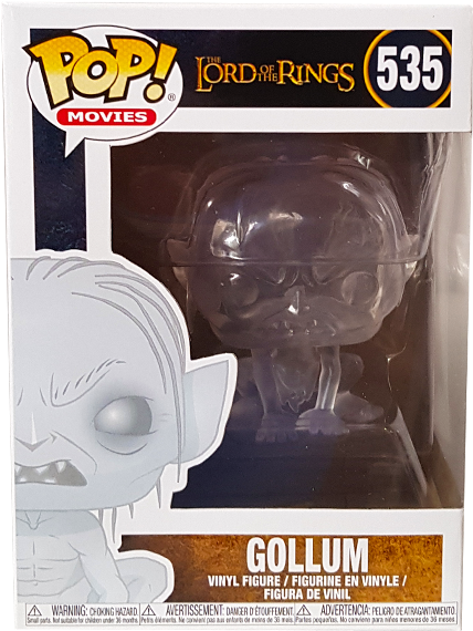 The Lord Of The Rings - Gollum Invisible Funko Pop (600x600), Png Download