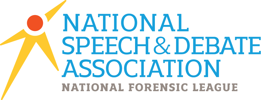 The National Speech & Debate Association Logo And Insignia - Forensics Speech And Debate (1001x385), Png Download