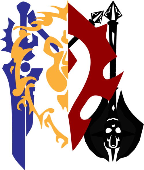 Horde Logo Png - Horde And Alliance Logo (500x621), Png Download