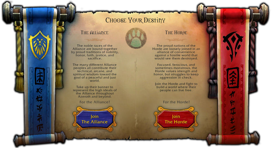 Wow Choose Your Destiny (980x520), Png Download