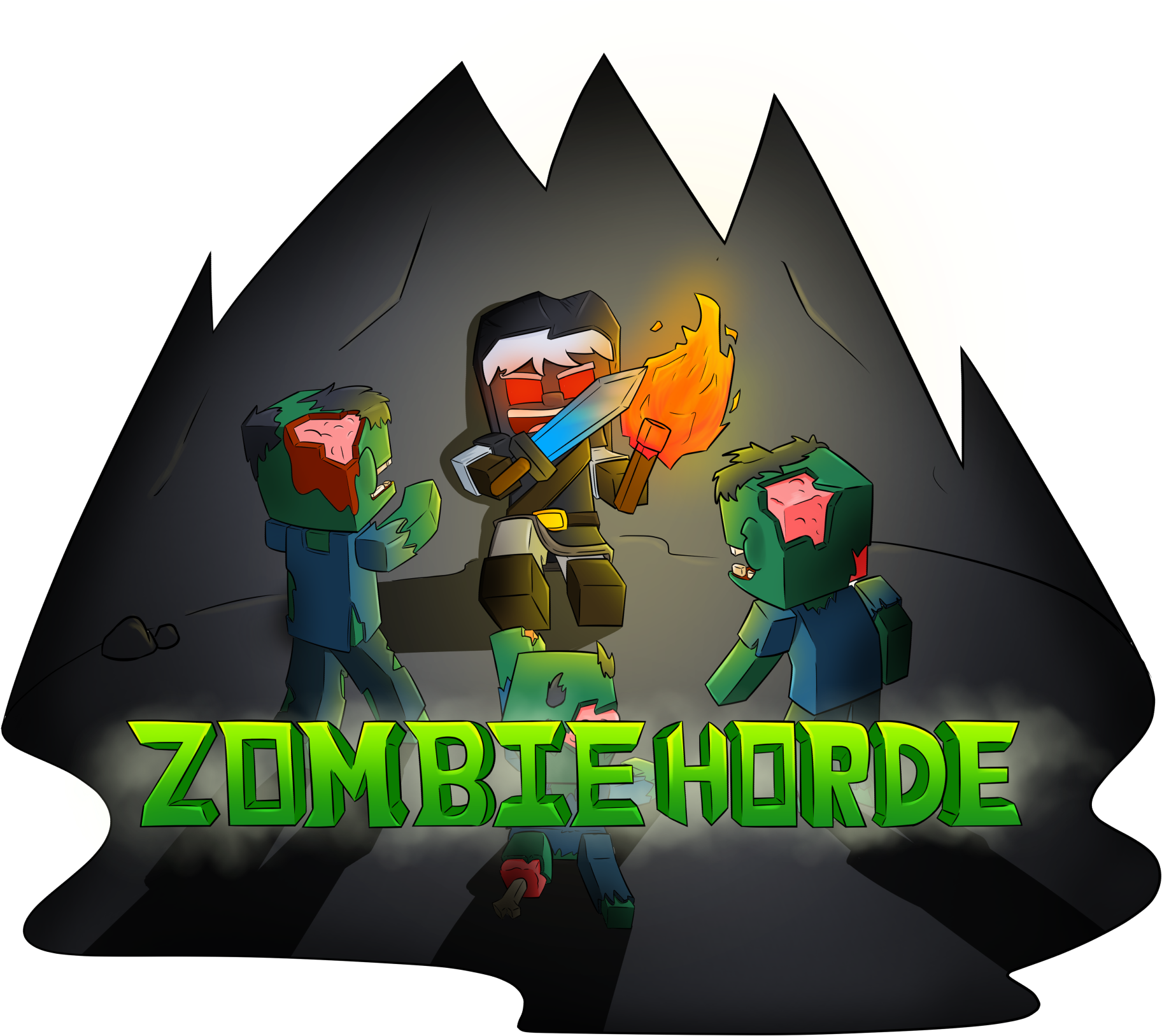 There Are Currently Others Playing On Zombiehorde - Clip Art (2000x1732), Png Download