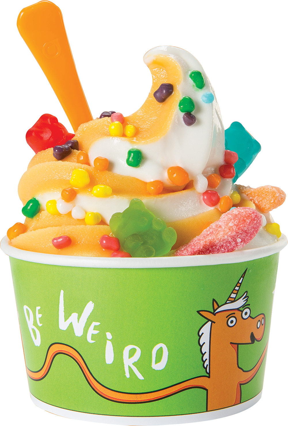 Orange Leaf Happy Hour (1000x1480), Png Download