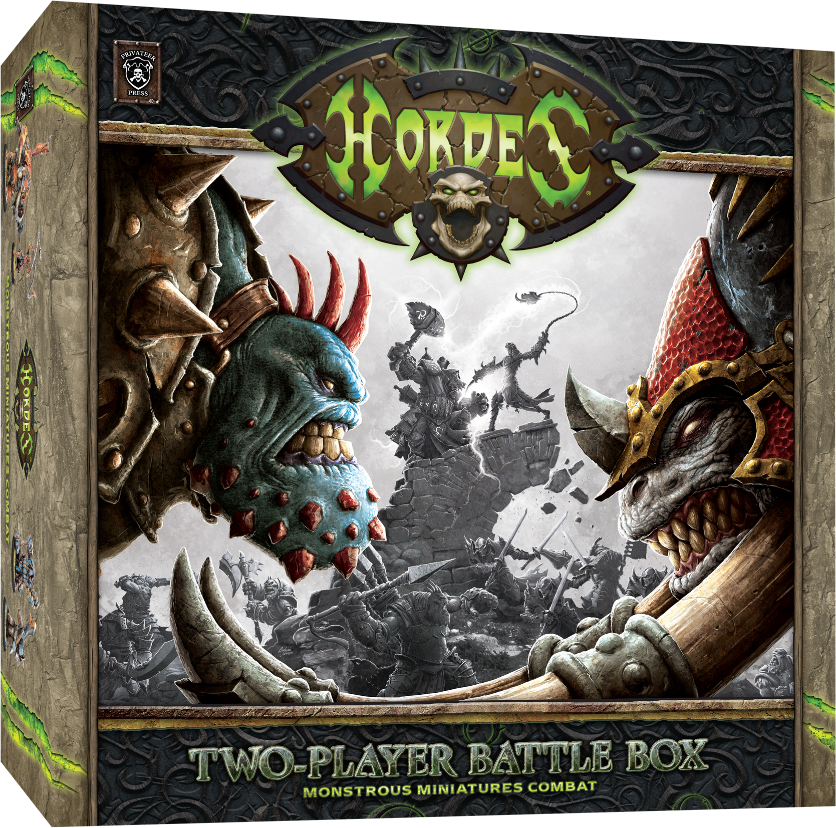 Hordes Two Player Battle Box (2000x1913), Png Download