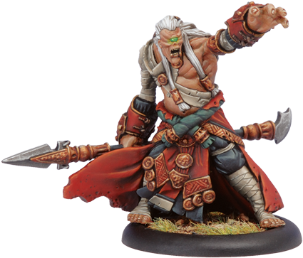 Cyclops-shaman - Hordes: Skorne Cyclops Shaman Light Warbeast (524x462), Png Download