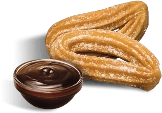 Churro With Chocolate At Taco Bell - Taco Bell Desserts Uk (550x320), Png Download