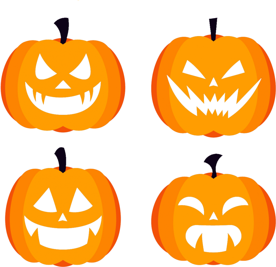 Halloween Vector Free Png Hd - Pumpkin (1019x1024), Png Download