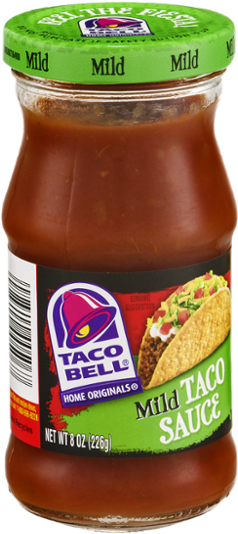 Taco Bell Home Originals Taco Sauce, Mild - 8 Oz (600x600), Png Download