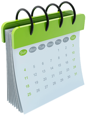 Calendario Png (316x400), Png Download