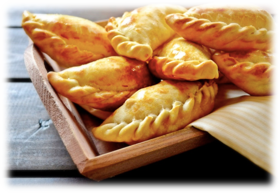 Empanadas - Traditional Spanish Dishes (557x383), Png Download