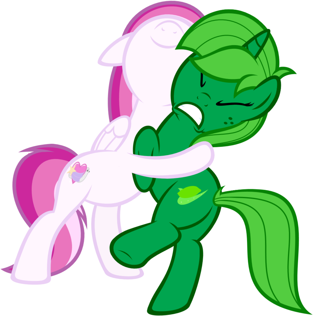 Comfydove, Bear Hug, Birthday, Cute, Duo, Female, Hug, - Cartoon (1015x1024), Png Download