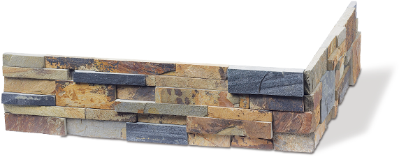 Sandstone Ledger Panels - Natural Stone Png (600x230), Png Download