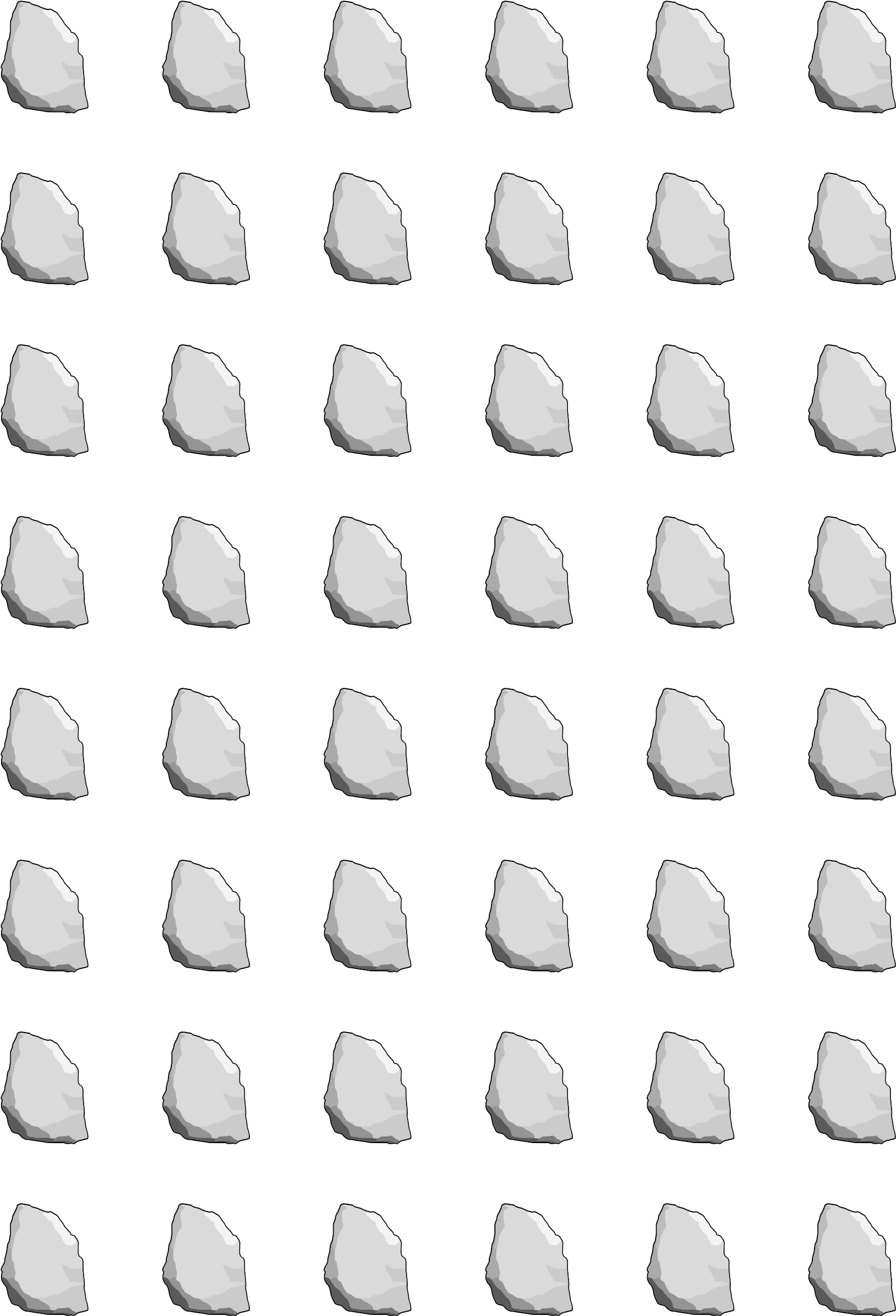 This Free Icons Png Design Of A4 Sheet Of Stones Without (1697x2400), Png Download