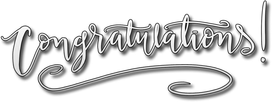 Download Hd Congratulations Tassle Typography Png Png Format Congratulations Png Transparent Png Image Nicepng Com