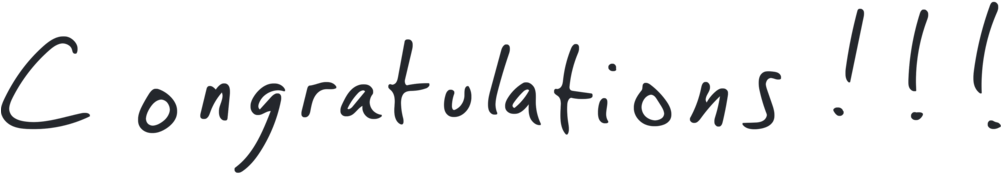 Congrats - Portable Network Graphics (1000x796), Png Download