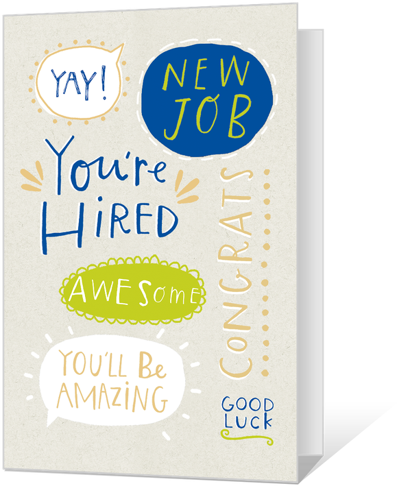 New Job Congrats Printable - Best Congratulation Card (950x760), Png Download