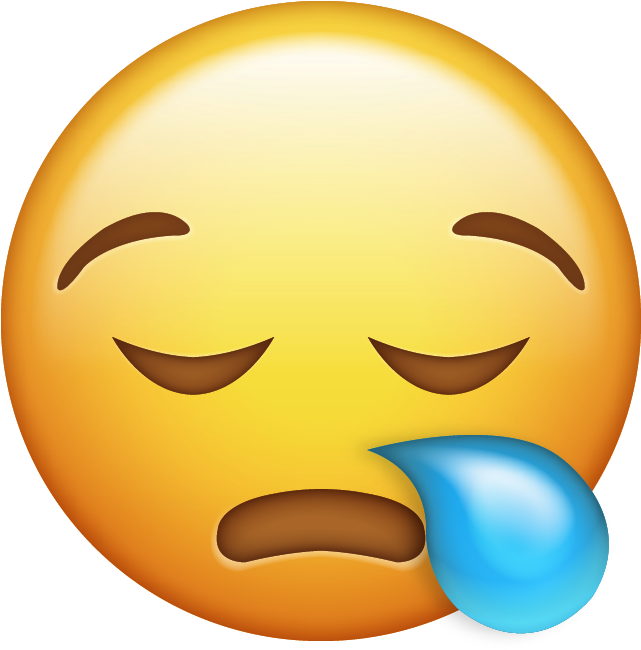 Download Snoring Iphone Emoji Image - Transparent Background Emoji Png (640x656), Png Download