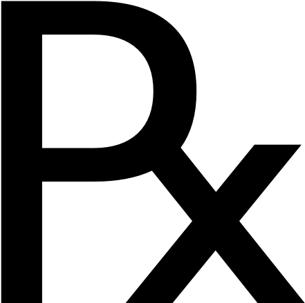 File - Rx Symbol - Svg - Rx Png (590x594), Png Download