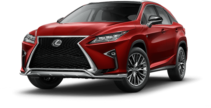 Lexus Rx 350 F Sport - Lexus Rx 350 2018 Red (693x404), Png Download