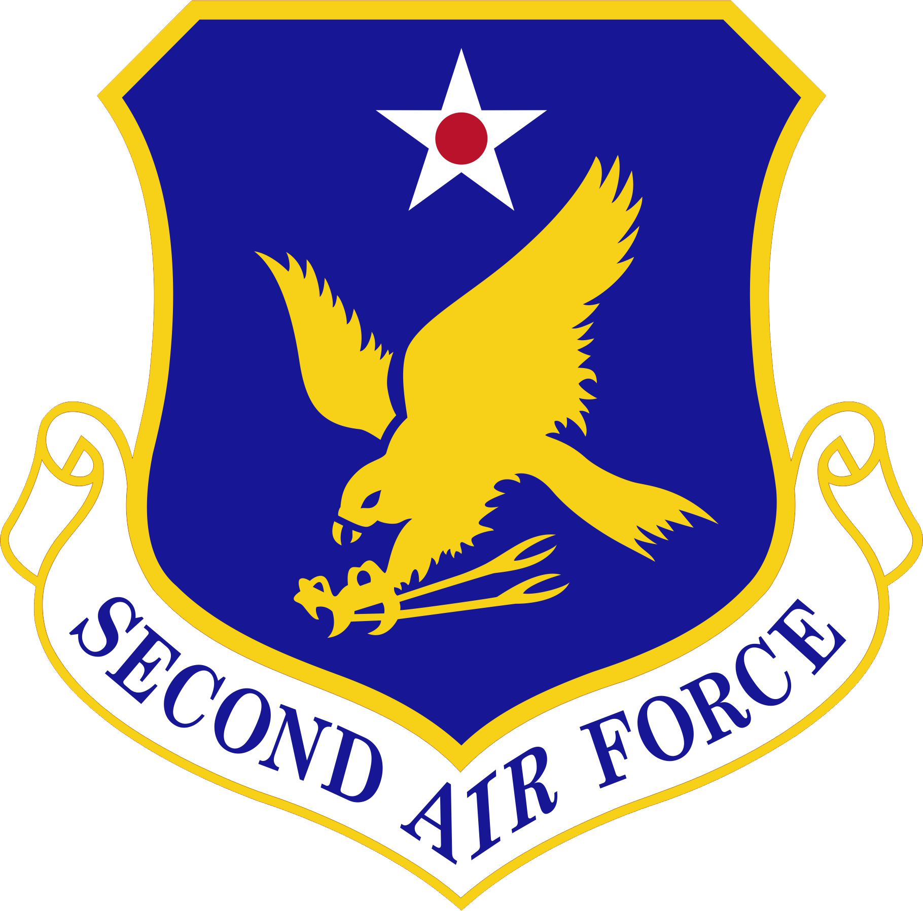 2nd Air Force - Us Air Forces Africa (1820x1797), Png Download