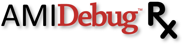 Amidebug Rx Logo - Logo (627x417), Png Download