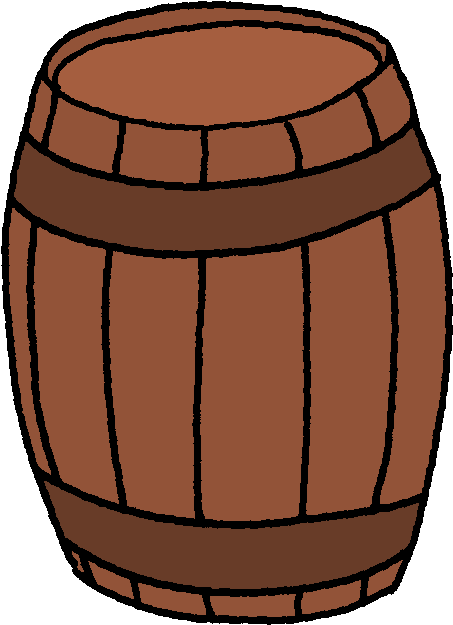 Barrel Clipart - - Barrel Clipart (476x643), Png Download