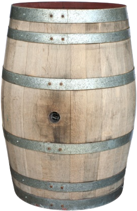 225lt Un-refurbished French Oak Wine Barrels - Wine Barrel (450x450), Png Download
