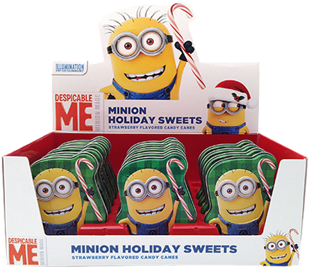 Minions Holiday Sweets Candy - Minions Minion Holiday Sweets (box Of 18) (500x500), Png Download