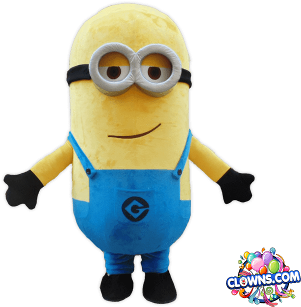 Minion Character For Party Minions Happy Birthday Clipart - Minions Mascot (727x646), Png Download