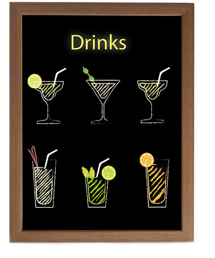 Quadro-drink - Drink (620x620), Png Download