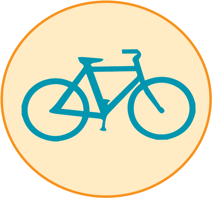 Bicycle-icon - 2 Pcs Replacement Bicycle Bike Rubber (747x700), Png Download